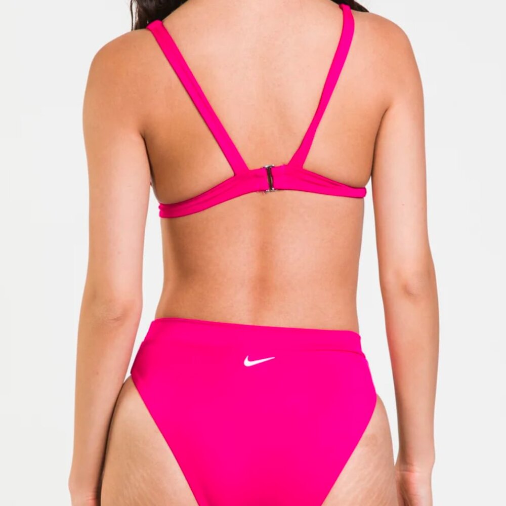 Women's Nike Essentials Bralette Bikini 2 Piece Pink NESSD928 XL NWT - Picture 2 of 5